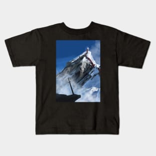 Sword and mountain Kids T-Shirt